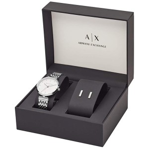 【並行輸入品】ARMANI EXCHANGE アルマーニ エクスチェンジ 腕時計 AX7117 メンズ ピアス アクセサリー ギフトセット ZOE ゾーイ