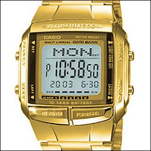 【箱なし】CASIO カシオ 腕時計 海外モデル DB-360G-9A メンズ データバンク