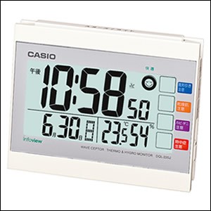 【正規品】CASIO カシオ クロック DQL-220J-7JF 置き時計 電波時計
