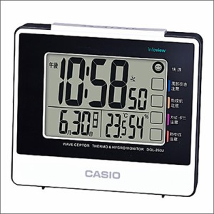 【正規品】CASIO カシオ クロック DQL-260J-7JF 目覚まし時計 電波時計