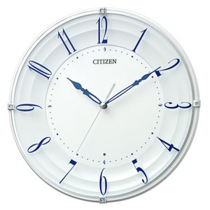 【正規品】シチズン CITIZEN 時計 クロック 8MY556-004 電波掛時計