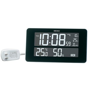 【正規品】SEIKO セイコー クロック DL217W 掛置兼用 デジタル電波時計 温湿度計