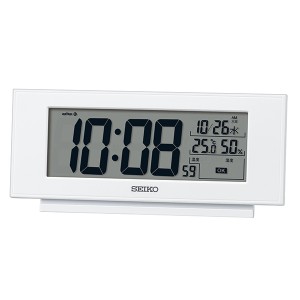 【正規品】SEIKO セイコー クロック SQ794W デジタル電波置時計 快適環境NAVIシリーズ