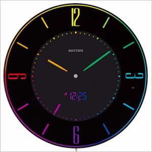 【正規品】リズム RHYTHM 時計 クロック 8RZ197SR02 薄型掛時計 Iroria A