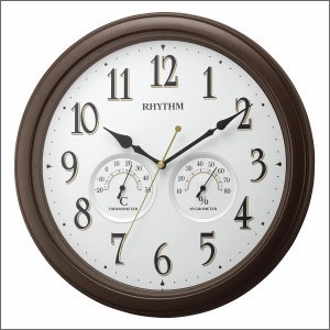 【正規品】リズム RHYTHM 時計 クロック 8MGA37SR06 掛け時計 オルロージュインフォートM37