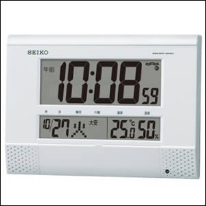 【正規品】SEIKO セイコー クロック SQ435W 電波 掛置兼用時計 PYXIS ピクシス