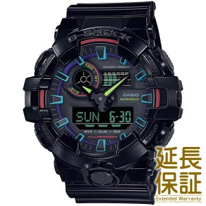 CASIO カシオ 腕時計 海外モデル GA-700RGB-1A メンズ G-SHOCK ジーショック Virtual Rainbow：Gamer’s RGB クオーツ (国内品番 GA-700R