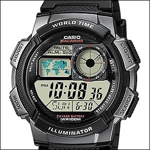 【メール便選択で送料無料】【箱なし】CASIO カシオ 腕時計 海外モデル AE-1000W-1B メンズ スポーツウォッチ