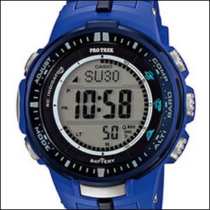 海外CASIO 海外カシオ 腕時計 PRW-3000-2B メンズ PRO TREK プロトレック ソーラー電波の通販はWowma!（ワウマ
