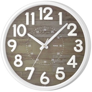 【国内正規品】NOA ノア精密 クロック W-760 BR-Z MAG掛時計 クレープ