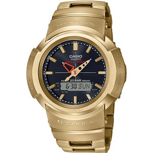【国内正規品】CASIO カシオ 腕時計 AWM-500GD-9AJF メンズ G-SHOCK ジーショック AWM-500 フルメタルIP GOLD タフソーラー 電波