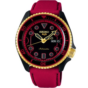 【正規品】SEIKO セイコー 腕時計 SBSA080 メンズ Seiko 5 Sports セイコーファイブ スポーツ ストリートファイターV ケン コラボモデル 