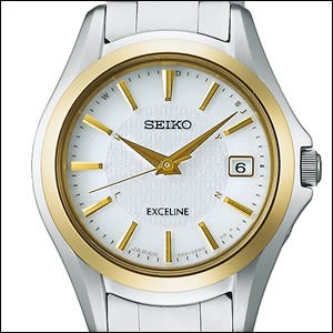 【正規品】SEIKO セイコー 腕時計 SWCW098 レディース EXCELINE エクセリーヌ ソーラー 電波