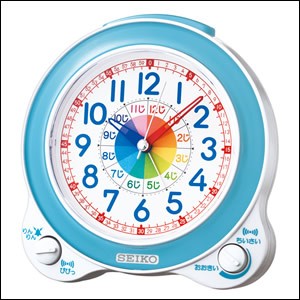 【正規品】SEIKO セイコー クロック KR887L 置時計 知育時計 子供用