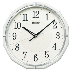 【正規品】SEIKO セイコー クロック KX274W 電波掛時計 スタンダード