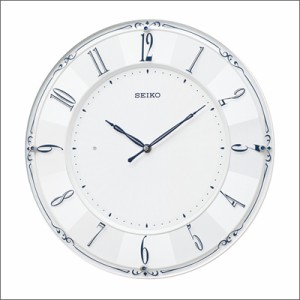 【正規品】SEIKO セイコー クロック KX504W 電波掛時計 スワロフスキー スタンダード