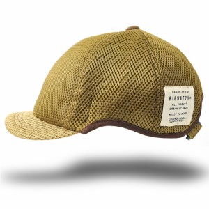BIGWATCH正規品 大きいサイズ 帽子 メンズ ラウンドアンパイアキャップ ブラウン/ベージュ/ビッグサイズ/ビッグワッチ/無地/キャップ/シ