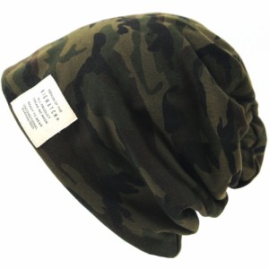 BIGWATCH正規品 大きいサイズ 帽子 メンズ  ニット帽/カモ柄(迷彩柄)リバーシブル  ビッグワッチ/ニットキャップ ルーズ ビッグサイズ L 