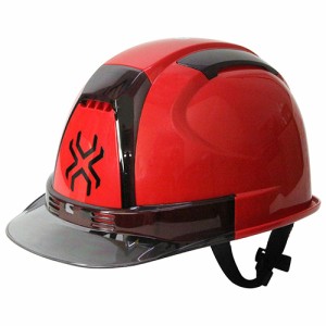 SPIDERヘルメット TOYO 保護具 ヘルメット建築用 SPD-No.390Fアカ