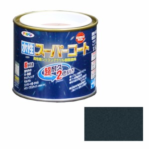 多用途 水性スーパーコート アサヒペン 塗料・オイル 水性塗料1 1/5L ギンクロ