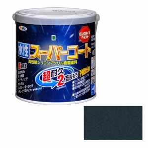 多用途 水性スーパーコート アサヒペン 塗料・オイル 水性塗料1 0.7L ギンクロ