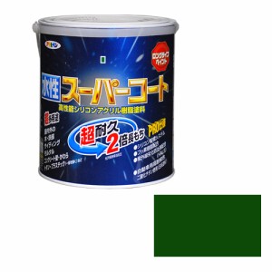 多用途 水性スーパーコート アサヒペン 塗料・オイル 水性塗料1 1.6L ミドリ