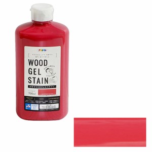 水性WOODジェルステイン アサヒペン 塗料・オイル 水性塗料2 700mlーSBRYレッド