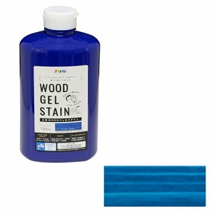 水性WOODジェルステイン アサヒペン 塗料・オイル 水性塗料2 700mlーINDブルー