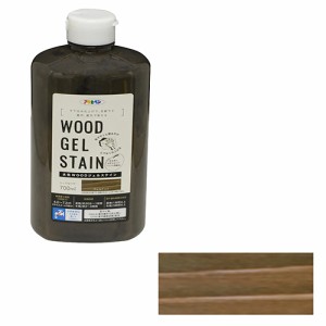 水性WOODジェルステイン アサヒペン 塗料・オイル 水性塗料2 700ml ウォルナット