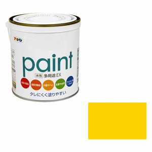 水性多用途EX アサヒペン 塗料 水性塗料 1.6Lーキイロ