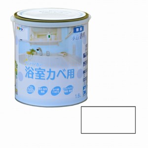 NEWインテリアカラー浴室壁 アサヒペン 塗料 水性塗料 1.6L シロ