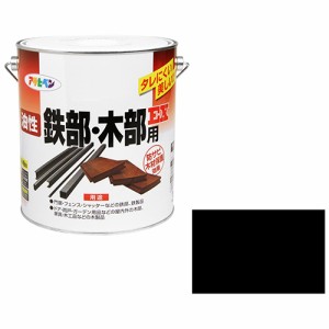 油性鉄部・木部用EX アサヒペン 塗料・オイル 油性塗料 3Lークロ