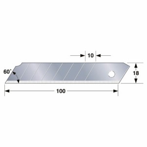 替刃大 凄刃銀50枚入 タジマ 金切鋏・カッター タジマカッター1 CBL-SG50