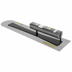 【送料無料】 鏝（こて） 土間鏝　土間鏝本焼　黒塗　角柄　450×0.7mm　 左官鏝 仕上鏝コテ ならし