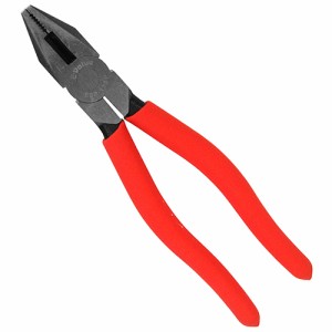 ペンチ 工具 パワーペンチ　JIS規格　台紙付ペンチ 188×50mm 切断能力：直径1.8mm （ 切断作業 針金 軟鋼線 切る 挟む 曲げる）