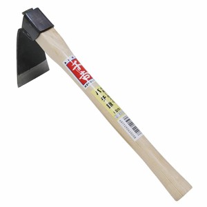 【送料無料】 （くわ 農具）　バチ鍬　幅広タイプ　170×370mm　（穴掘り、土起こし農具）