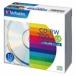三菱化学メディア　PC　DATA用　CD-RW　SW80QU10V1【返品・交換・キャンセル不可】【イージャパンモール】