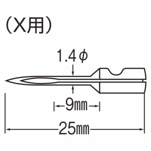 バノック　バノック交換針　薄物用　N-X【返品・交換・キャンセル不可】【イージャパンモール】