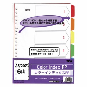 テージー　カラーインデックスＰＰ　Ａ５　ＩＮ−２２０６【返品・交換・キャンセル不可】【イージャパンモール】