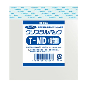 クリスタルパック　Ｔ　ＭＤ（録音用）　１束（１００枚）【イージャパンモール】