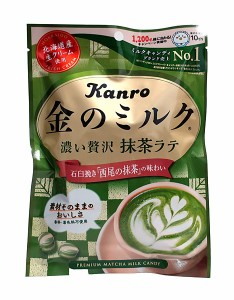 ★まとめ買い★　カンロ　金のミルクキャンディ抹茶ラテ　７０ｇ　×6個【イージャパンモール】