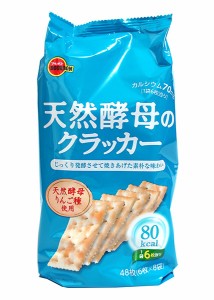 ★まとめ買い★　ブルボン　天然酵母のクラッカー　４８枚　×6個【イージャパンモール】