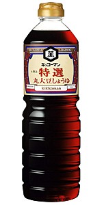 【送料無料】★まとめ買い★　キッコーマン　特選丸大豆しょうゆ　ペット　１Ｌ　×6個【イージャパンモール】