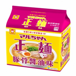 【送料無料】★まとめ買い★　マルチャン 正麺豚骨醤油 5P　×6個【イージャパンモール】