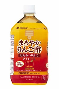 ★まとめ買い★　ミツカンまろやかりんご酢ハチミツリンゴストレート 1000ML　×6個【イージャパンモール】