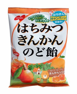 【送料無料】★まとめ買い★　ノーベル　はちみつきんかんのど飴　袋　１１０ｇ　×6個【イージャパンモール】