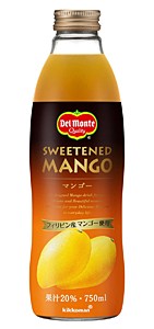 ★まとめ買い★　Ｄｅｌ　マンゴージュース　瓶　７５０ＭＬ　×6個【イージャパンモール】