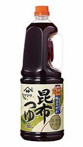 【送料無料】★まとめ買い★　ヤマサ　昆布つゆ　１．８Ｌ　×6個【イージャパンモール】