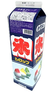 ★まとめ買い★　スミダ　かき氷グレープ　紙パック　1800ｍｌ　×8個【イージャパンモール】