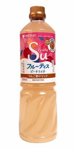 ★まとめ買い★　ミツカン　フルーティス　ピーチライチ　1Ｌ　×8個【イージャパンモール】